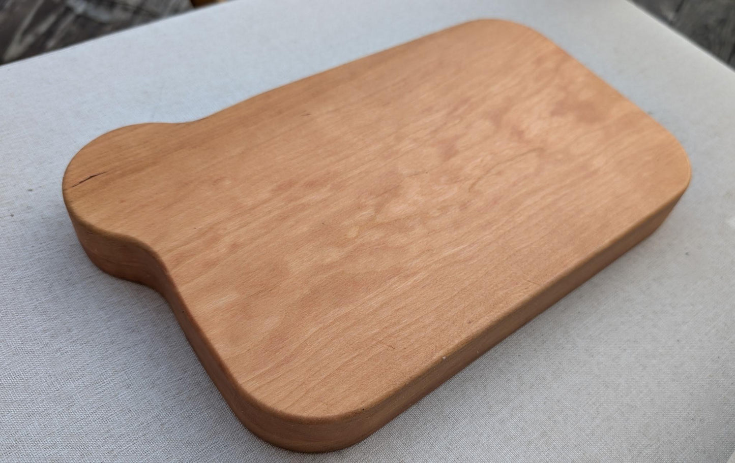 Sushi & Dumpling Serving Tray – Handcrafted Cherry Wood Board with Ramekin Bowl