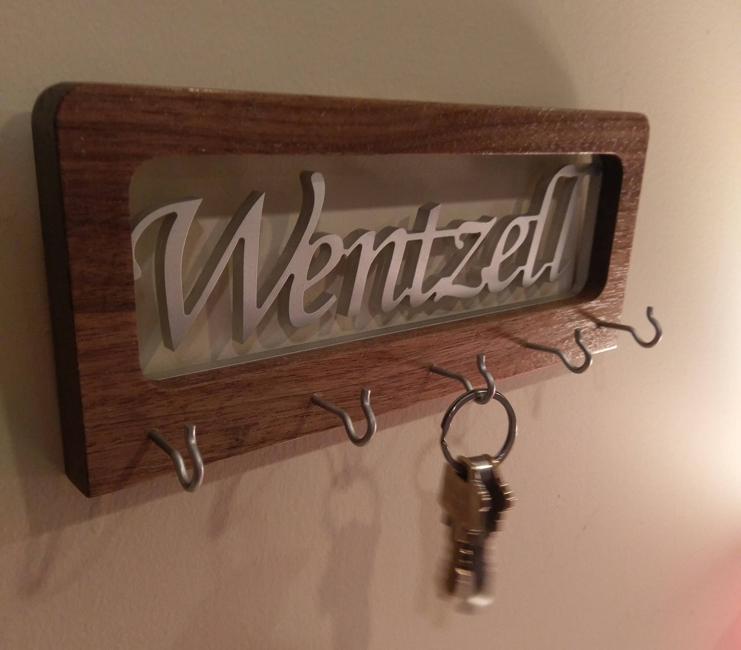 CNC Cut Name Key Chain Hanger