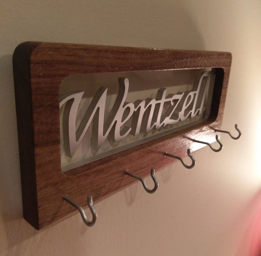 CNC Cut Name Key Chain Hanger