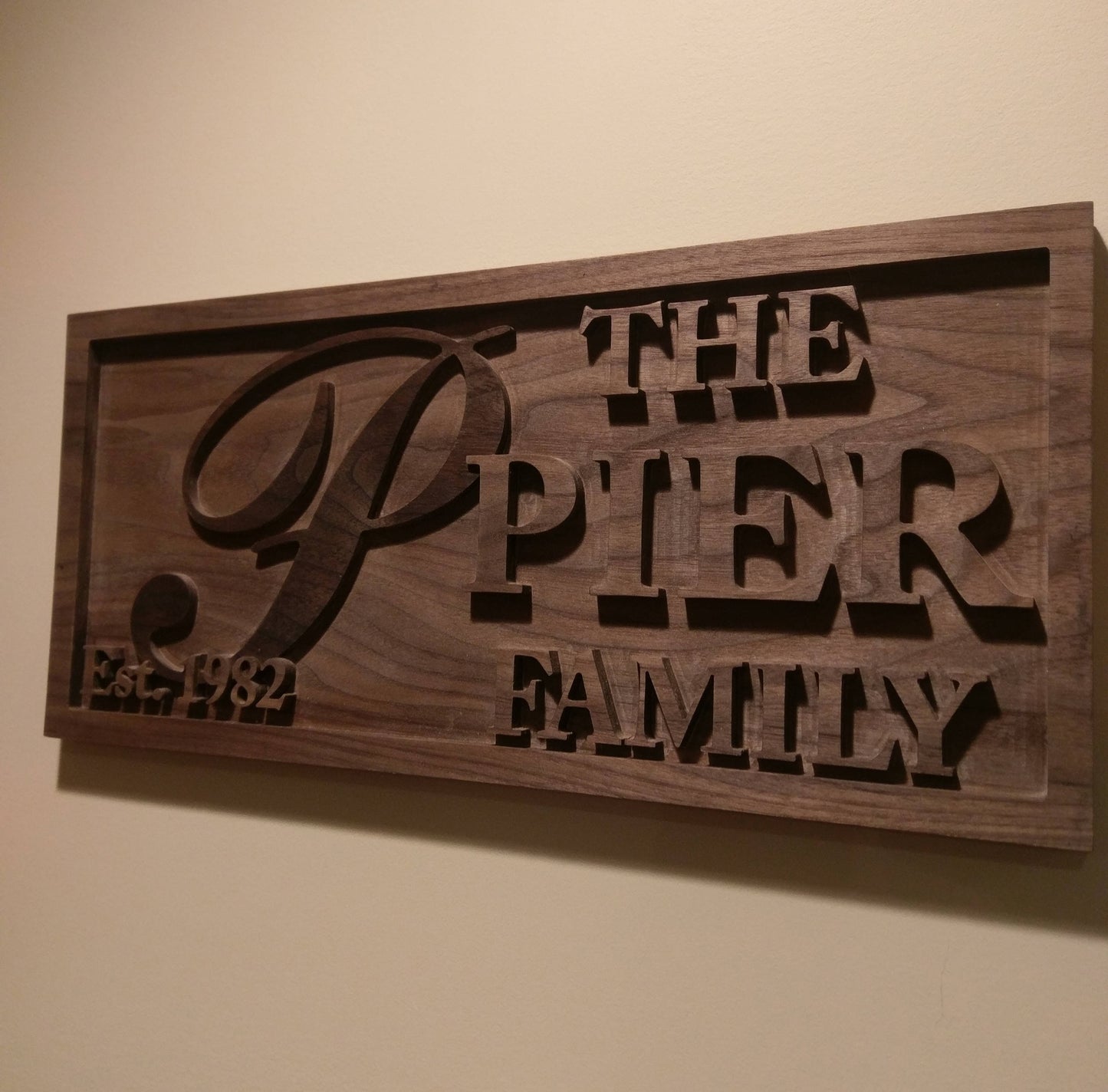 Custom Family Last Name Sign