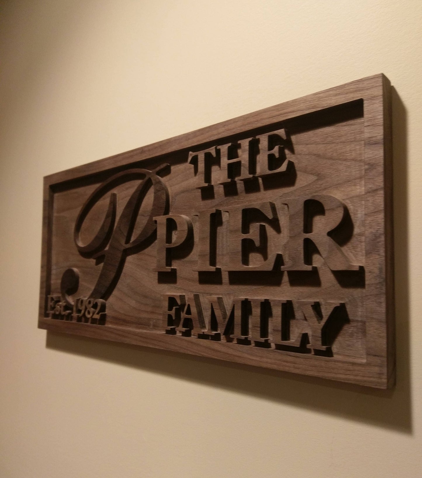 Custom Family Last Name Sign