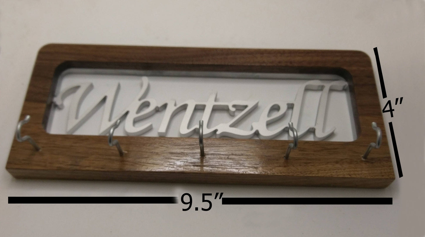 CNC Cut Name Key Chain Hanger