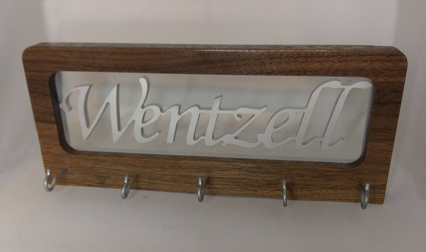 CNC Cut Name Key Chain Hanger